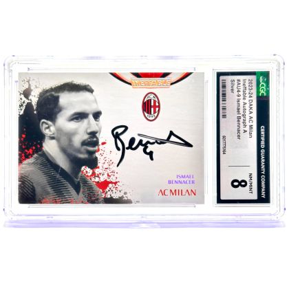 Ismael Bennacer 2023-24 Daka AC Milan One & Two - Ineffable On card AUTO 17/90 #AU4-9 CGC 8