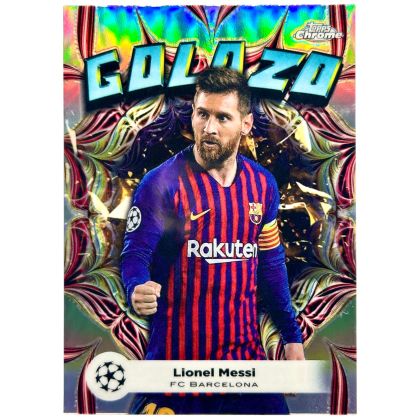 Lionel Messi 2023-24 Topps UEFA Chrome - Golazo Refractor #GL-5 PSG