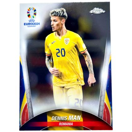 Dennis Man 2024 Topps Chrome UEFA Euro #82 Romania