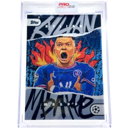 Kylian Mbappe 2022 Topps Project 22 - Designed by Dan Leydon PSG