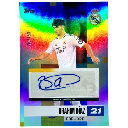 Brahim Diaz 2024-25 Topps Real Madrid Team Set - AUTO 156/250 #BA-BD