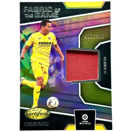 Carlos Bacca 2020-21 Panini Chronicles Soccer - Player Worn RELIC 411/500 #FG-CB Villarreal
