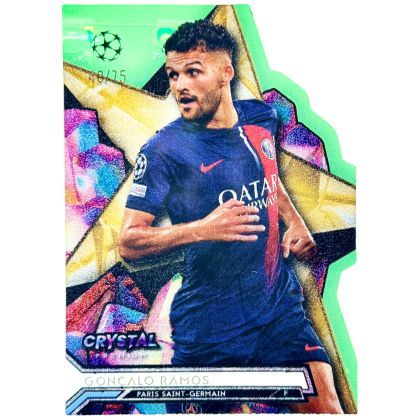 Goncalo Ramos 2023-24 Topps Crystal Premium UCL - Die Cut 48/75 PSG
