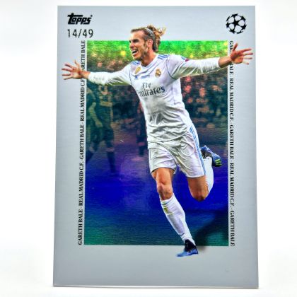 Gareth Bale 2024-25 Topps Simplicidad UCC - Blue 14/49 Real Madrid