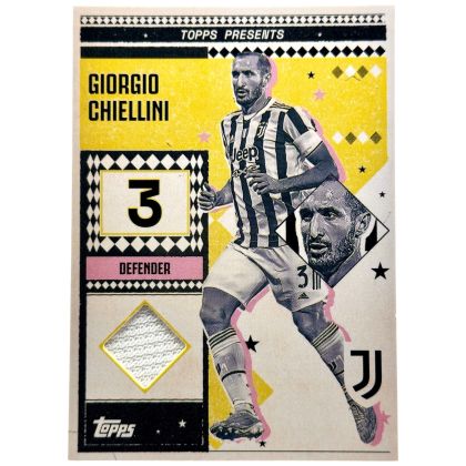 Giorgio Chiellini 2024-25 Topps Juventus Team Set - Vintage Lady RELIC Match Worn #LR-GC