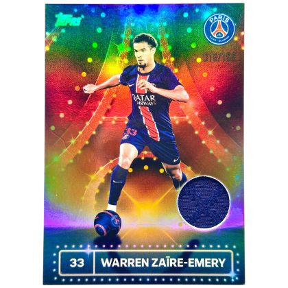 Warren Zaire-Emery 2024-25 Paris Saint-Germain Team Set - Energy Match-Worn PACTH 016/199