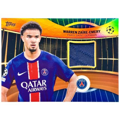 Warren Zaire-Emery 2024-25 Topps UCC Flagship - Match Worn RELIC Orange 11/25 #SR-WZ PSG