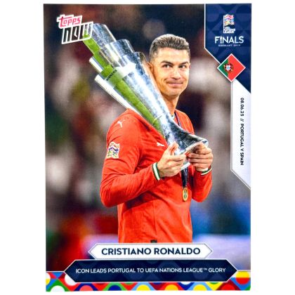 Cristiano Ronaldo 2025 Topps Now - Icon Leads Portugal Nations League Glory