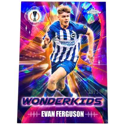 Evan Ferguson 2023-24 Topps Chrome Sapphire UCC - Wonderkids Orange 23/25 #WK-4