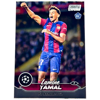 Lamine Yamal 2023-24 Topps Stadium Club Chrome - Rookie RC #27 FC Barcelona