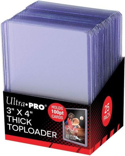 Ultrapro 100PT Toploader (Protectie Cartonase 3 x 4 Super Thick) 25 buc.