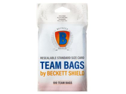 Beckett Shield - Team Bags Resealable Standard Size Card (100 pcs)