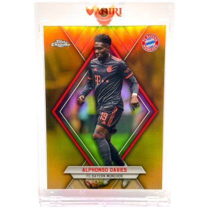 Alphonso Davies 2022-23 Topps Chrome Bayern Munchen - ORANGE 03/10 #BAY-AD