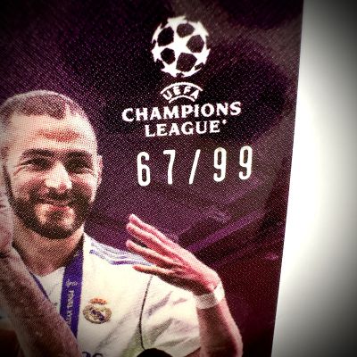 Karim Benzema 2023 Topps Now - End of an Era PURPLE 67/99 #116 Real Madrid