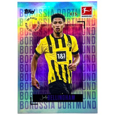 Jude Belingham 2022-23 Topps Bundesliga - Stars of the Season Soccer PURPLE 4/5 Borussia Dortmund