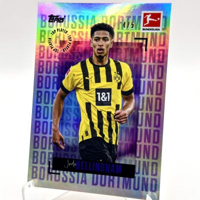 Jude Belingham 2022-23 Topps Bundesliga - Stars of the Season Soccer PURPLE 4/5 Borussia Dortmund