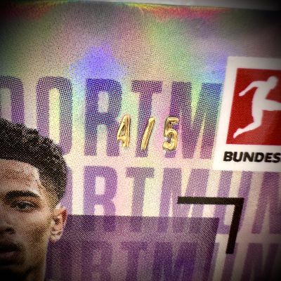 Jude Belingham 2022-23 Topps Bundesliga - Stars of the Season Soccer PURPLE 4/5 Borussia Dortmund
