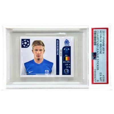Kevin De Bruyne 2011 Panini UEFA Champions League - Rookie Sticker #338 PSA 6 