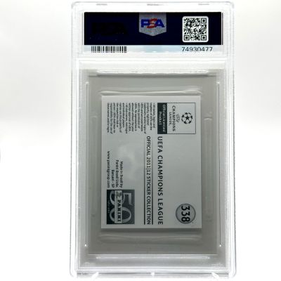 Kevin De Bruyne 2011 Panini UEFA Champions League - Rookie Sticker #338 PSA 6 