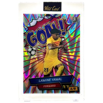 Lamine Yamal 2024 Wild Card Comix - Goal RC Rookie Card 6/8 Barcelona #ACGR-LY2