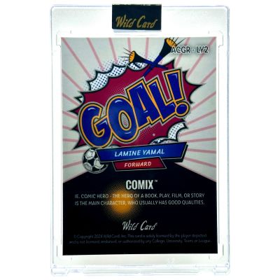 Lamine Yamal 2024 Wild Card Comix - Goal RC Rookie Card 6/8 Barcelona #ACGR-LY2
