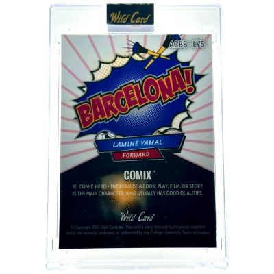 Lamine Yamal 2024 Wild Card Comix - Barcelona RC Rookie Card 2/8 #ACBB-LY5