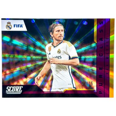 Luka Modric 2023-24 Panini Score FIfa Soccer - Pure Class 9/15 #17 Real Madrid 