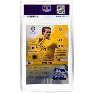 Ianis Hagi 2024 Total Fotball Uefa Euro 2024 - 1st Edition 42/99 #1331 PSA 10 Romania