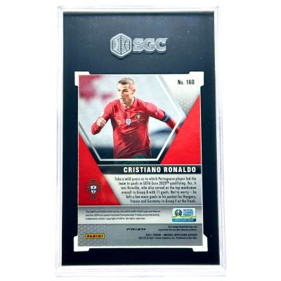 Cristiano Ronaldo 2021 Panini Mosaic Uefa Euro 2020 - Pink Camo #160 Portugalia SGC 10