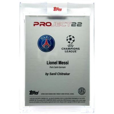 Lionel Messi Topps Project 22 Sanil Chitrakar PSG