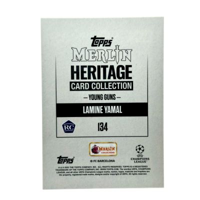 Lamine Yamal 2023-24 Topps Merlin Heritage Rookie #134 FC Barcelona