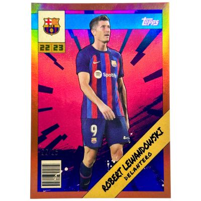 Robert Lewandowski 2022-23 Topps FC Barcelona Fan Set - Heroes 22/25 #BAH-7