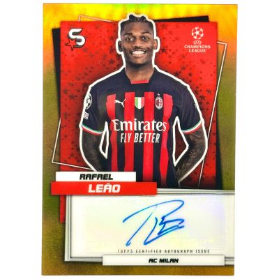Rafael Leao 2023-24 Topps Superstars AUTO 11/50 #SA-RL AC Milan