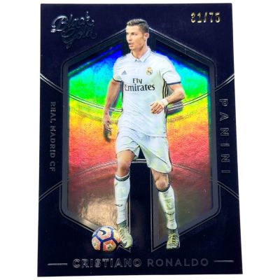 Cristiano Ronaldo 2016-17 Panini Black Gold Soccer - 31/75 #36 Real Madrid