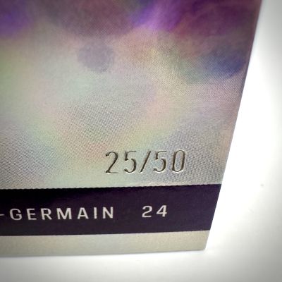 Senny Mayulu 2024-25 Topps Paris Saint-Germain Champions d’Europe Purple Rookie 25/50 PSG