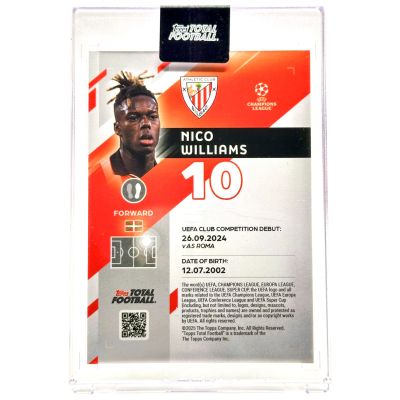 Nico Williams 2025 Topps Total Fotbal Fusion Series #516 60/99 Athletic