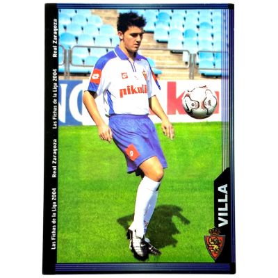 David Villa 2004 Fichas Liga ROOKIE #499 Real Saragoza