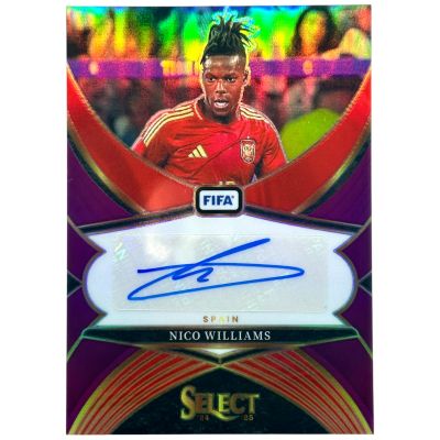 Nico Williams 2024-25 Panini Prizm #SS-NW 21/49 AUTO Spania