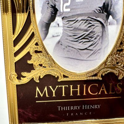 Thierry Henry 2025 Futera Unique Mythicals - Gold Frame 24k 8/10 #MYG20 Franta