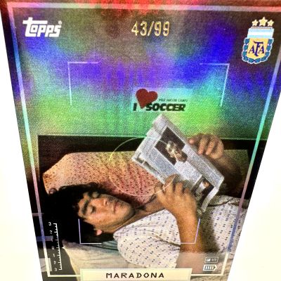 Diego Maradona 2025 Topps Argentina Focus 43/99 #31 Argentina