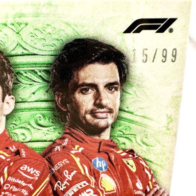 Charles Leclerc / Carlos Sainz 2024 Topps F1 Eccelenza - La Squadra Green 15/99 Ferrari