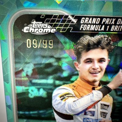 Lando Norris 2024 Topps Chrome F1 - British Grand Prix 2023 09/99 #168