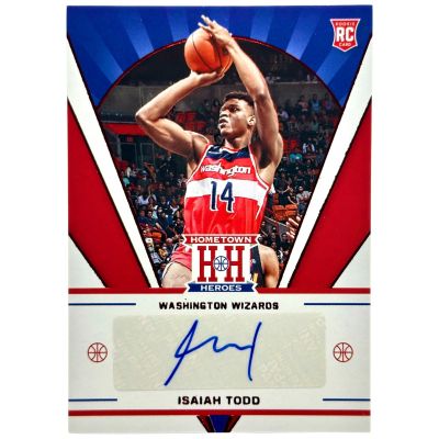 Isaiah Todd 2021-22 Panini Chronicles - Hometown Heroes Rookie Auto RC #HHR-IST Washington Wizards