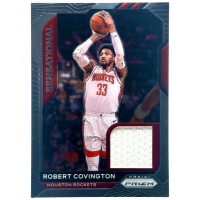 Robert Covington 2020-21 Panini Prizm - Sensational Swatches Game Worn Relic #42 Houston Rockets