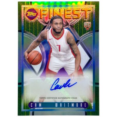 Cam Whitmore 2023-24 Topps Finest - Flashback Gold Geometric AUTO RC #FLA-CW Houston Rockets