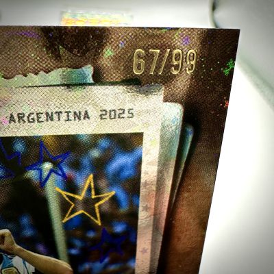 Lionel Messi 2025 Topps Argentina Focus 67/99 #42 Argentina