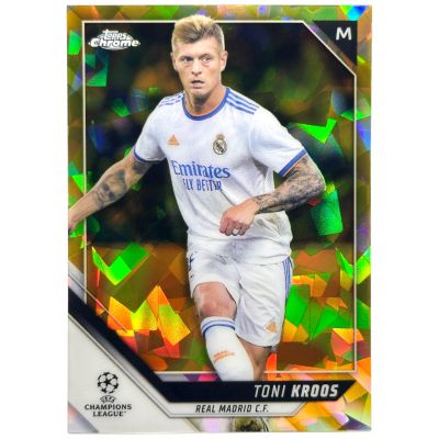 Toni Kroos 2021-22 Topps Chrome Sapphire UCL - Gold 67/99 Real Madrid