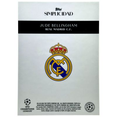 Jude Bellingham 2024 Topps Simplicidad - HOLO 27/99 Real Madrid