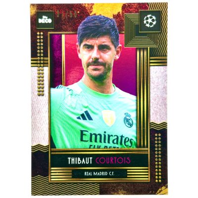 Thibaut Courtois 2025 Topps Deco 31/50 Real Madrid