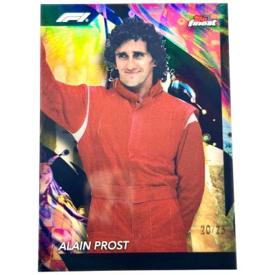 Alain Prost 2024 Topps Finest Formula 1 - Base Uncommon GOLD Refractor 20/25 #176